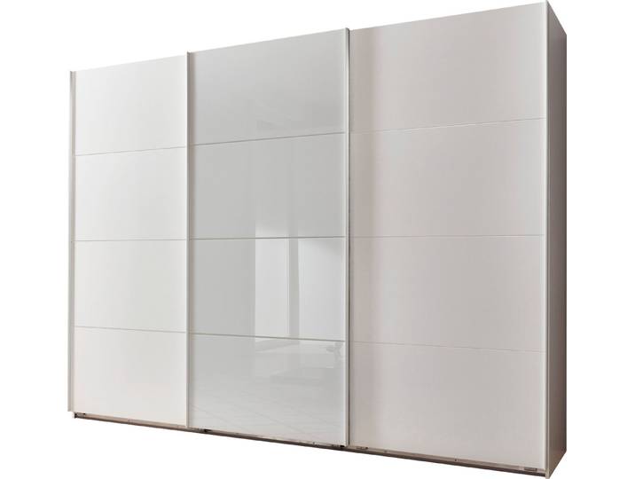 Wimex Schwebetürenschrank Ernesto mit farbigen Glaselementen