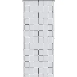 vidaXL, Duschvorhang, Dorpenia (Quadratisch) (100 x 240 cm)