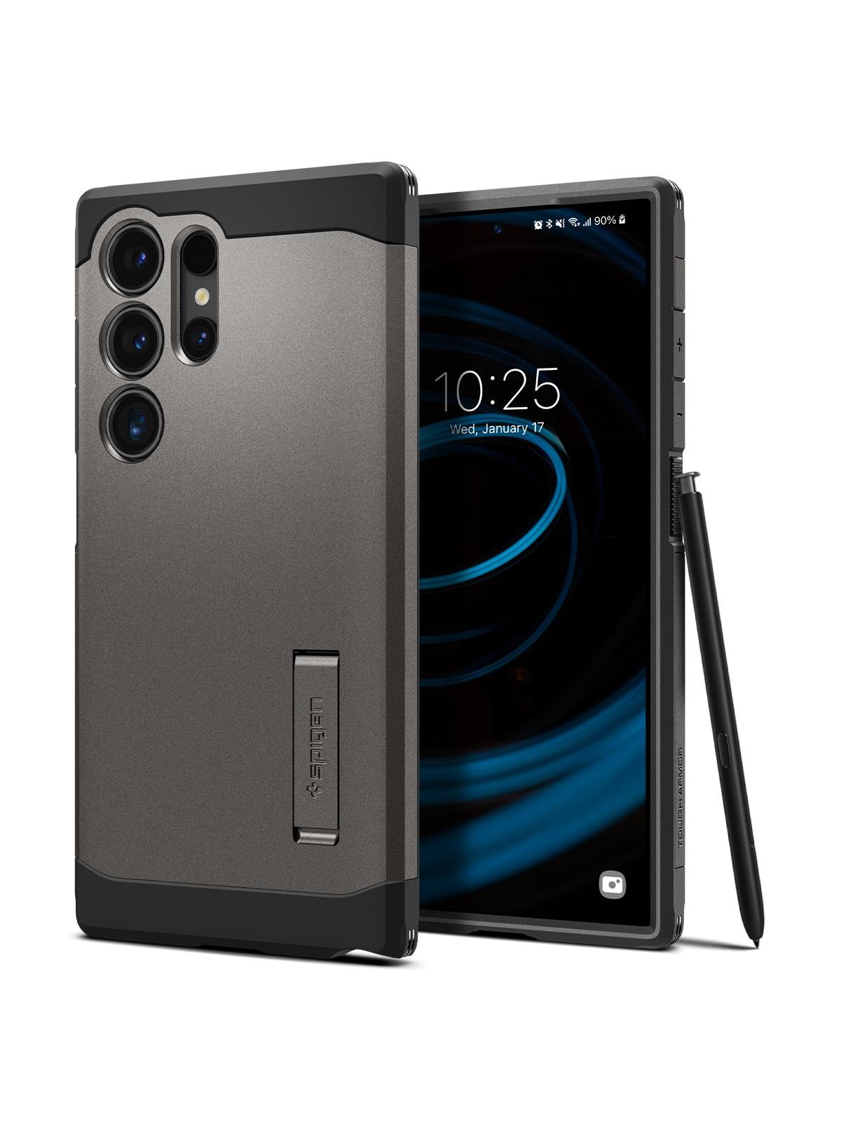 Spigen Tough Armor - gunmetal - Samsung Galaxy S24 Ultra