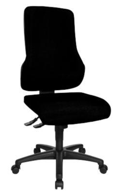 Topstar Bürostuhl TOP POINT, Synchronmechanik, ohne Armlehnen, hohe ergonomische Rückenlehne, schwarz