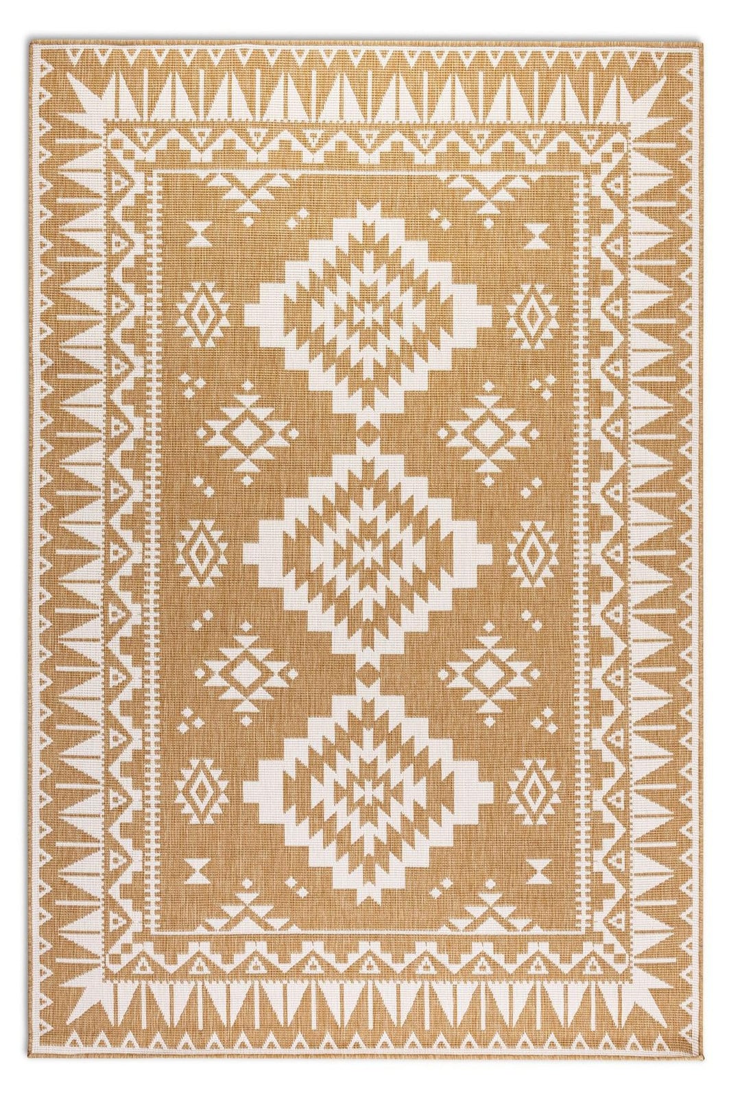 Hanse Home Collection Modern Geometrisch Vloerkleed, Geel, Reversibel, Breedte: 80 cm, Lengte: 150 cm