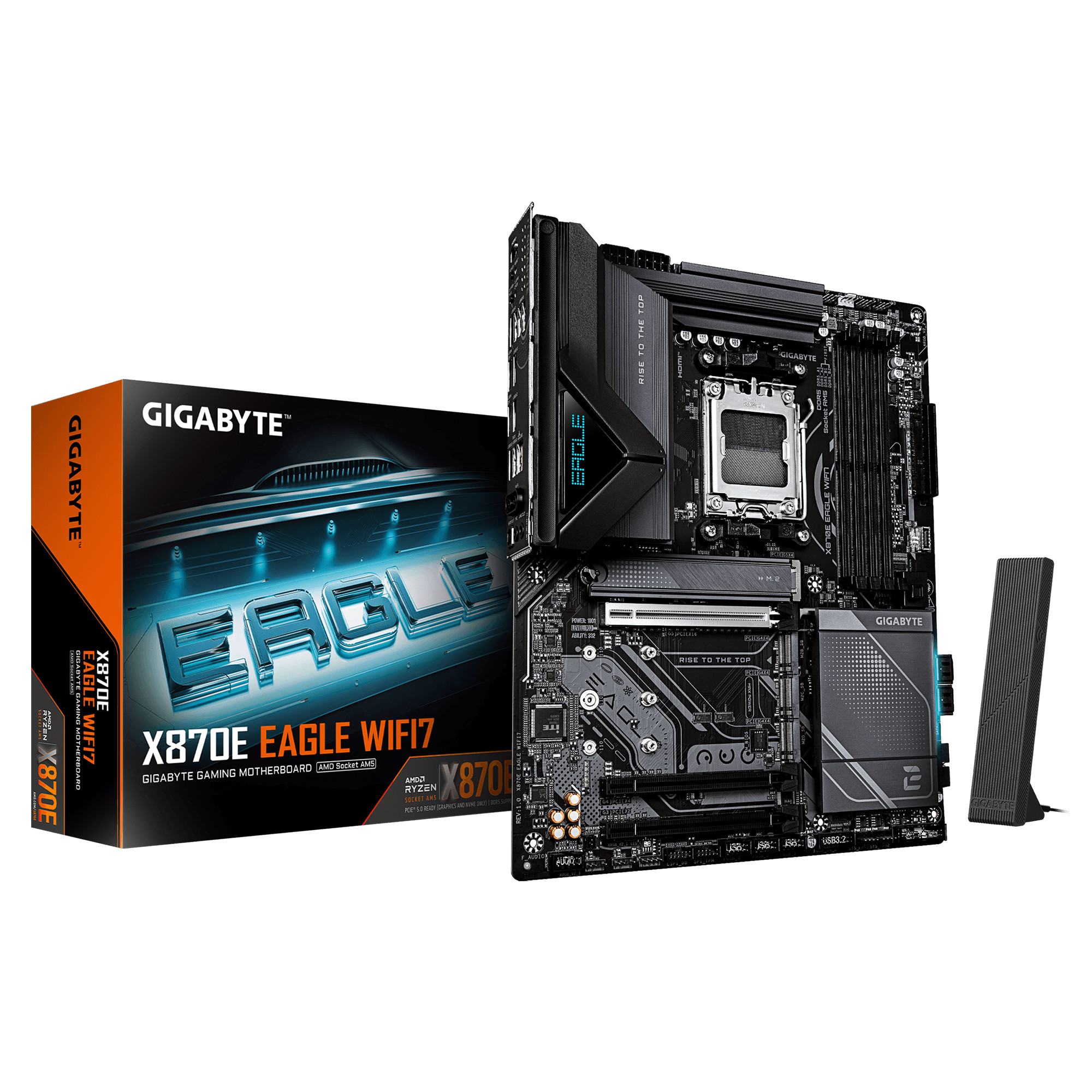 GIGABYTE X870E EAGLE WIFI7 ATX Mainboard Sockel AM5 HDMI X870E EAGLE WF7
