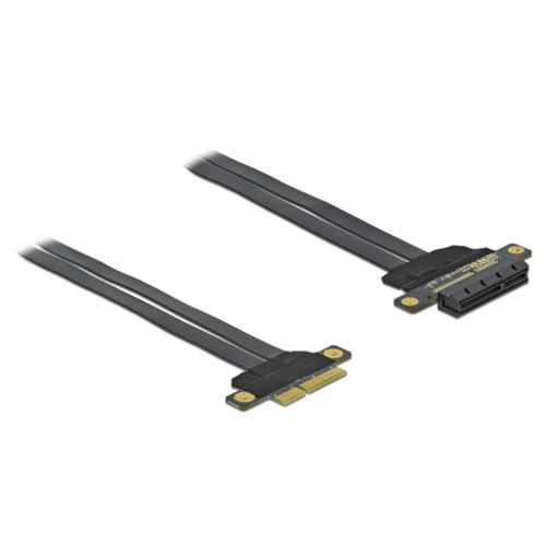 Delock Riser Karte PCI Express x4 zu x4 mit flexiblem Kabel 30 cm