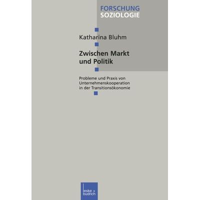 Zwischen Markt und Politik, Taschenbuch von Katharina Bluhm, VS Verlag für Sozialwissenschaften, 978-3-8100-2370-4