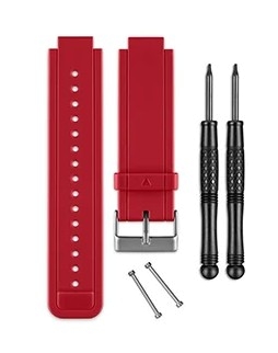 Garmin vívoactive-Silikonbänder dark red