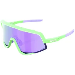 100%, Unisex, Sportbrille, Brille Glendale (Mint, Lavender Mirror Lens), Türkis
