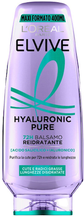 L'Oréal Elvive Hyaluronic Pure Balsamo Capelli Grassi
