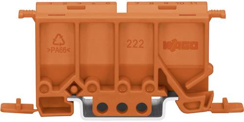 WAGO 222-500 Befestigungsadapter Orange