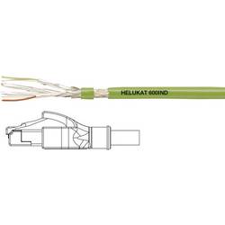 HELU 806620 RJ45 Patchkabel CAT 6a S/FTP 2.00 m Grün PUR-Mantel, Geflechtschirm, Folienschirm, flexibler Innenleiter 1 St.