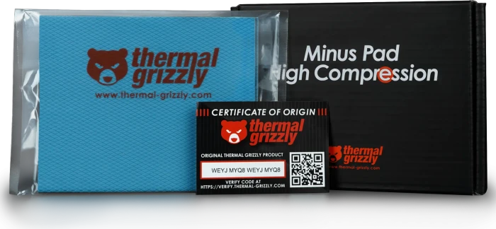 Thermal Grizzly Minus Pad High Compression 120x100x2 (2 Stück)