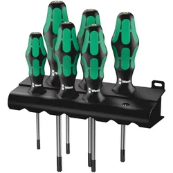 Wera 367/6 TORX BO Kraftform Schraubendrehersatz + Rack, 6-teilig - 05138250001