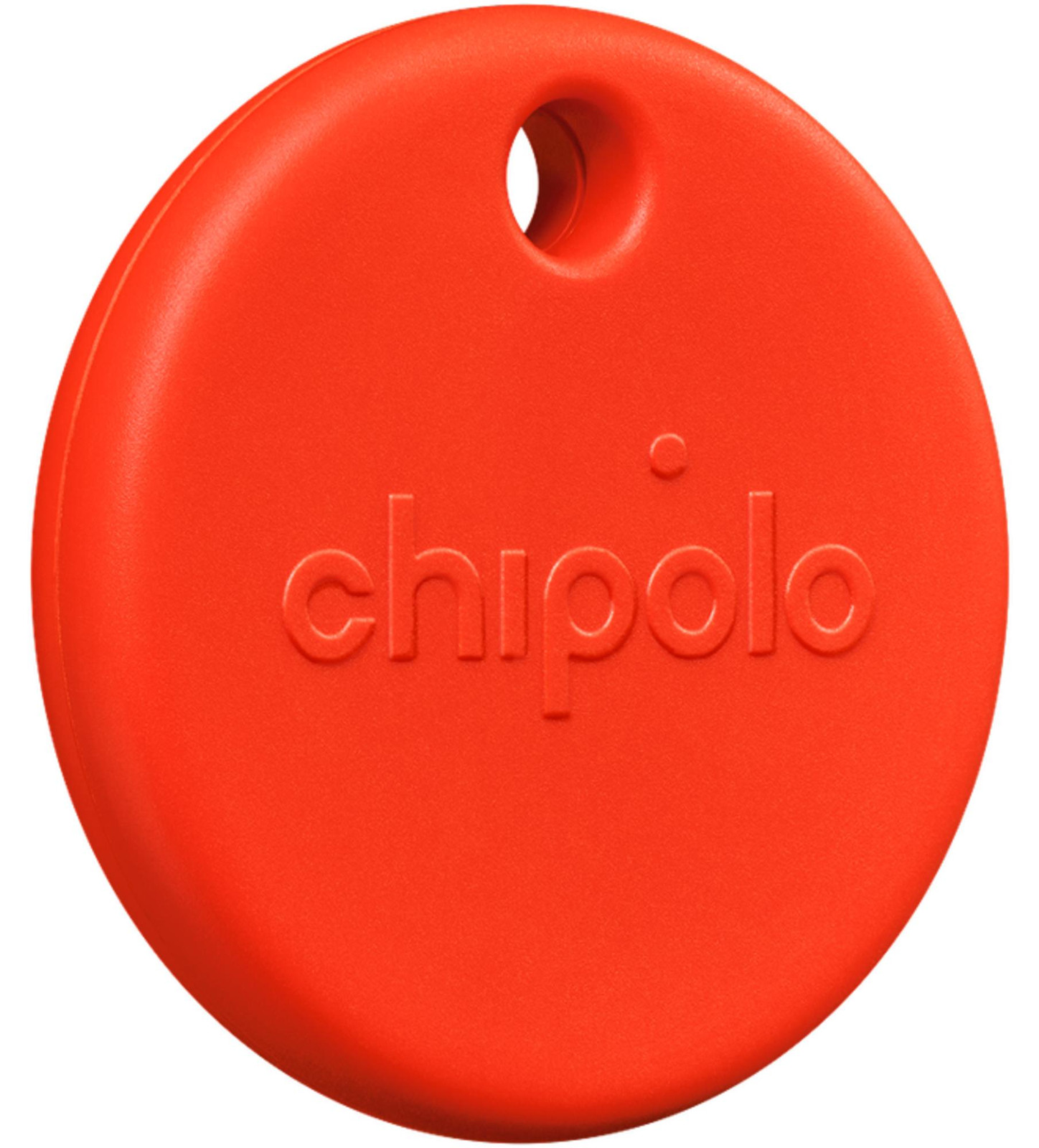 Chipolo POP Zoekapparaat compatibel met Apple Zoek mijn en Android Find Hub - Rood