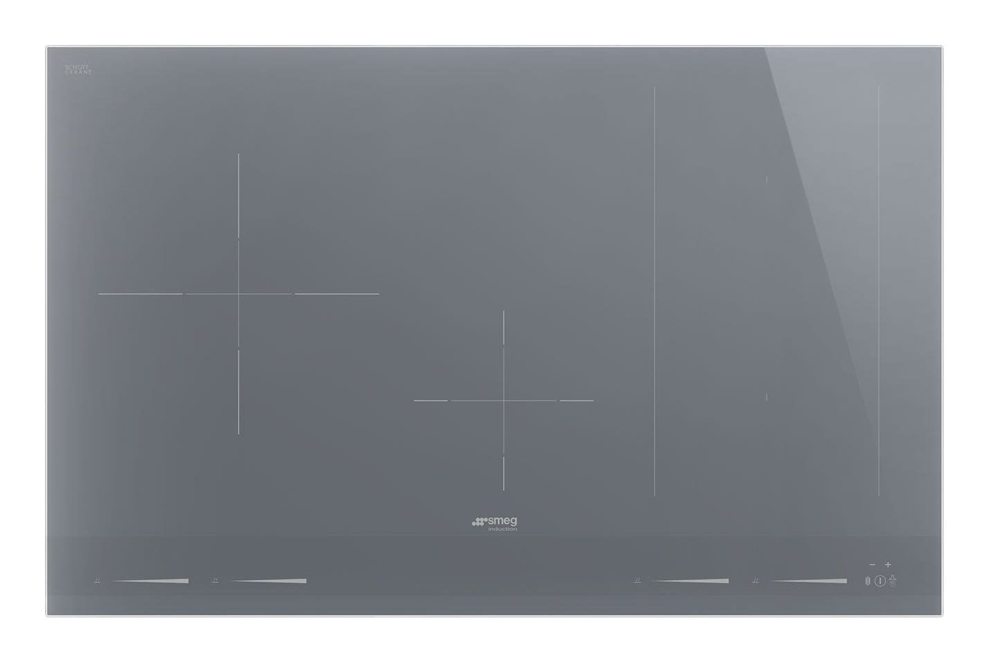 Smeg SIM1844DS autarkes 80 cm Induktions Kochfeld/Herdplatte 4 Zone(n)