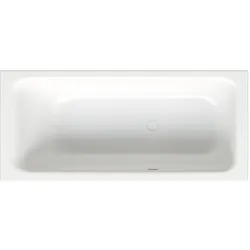 BetteSelect Badewanne Rechteck Edelweiß, 1700 x 750 mm, 420/30 mm Höhe, seitlicher Überlauf, glasierter Titan-Stahl
