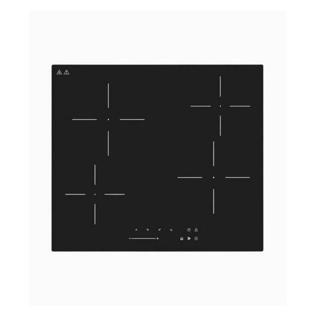 Exquisit EKC600-490 (59 cm, Glaskeramik Kochfeld) (814934100)