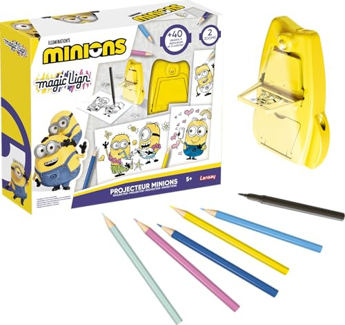 Lansay Magic Line Projector Minions Leren Tekenen voor kinderen vanaf 5 jaar