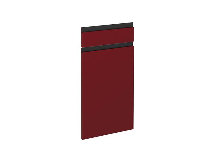 Vicco Küchenfront R-Line Rot 39.6 x 70.8 cm Möbelfront für den Schubunterschrank, Holzwerkstoff, Rechteckig, 39.6x70.8x1.6 cm, Küchen, Küchenmöbel, Küchenschränke, Küchenunterschrank