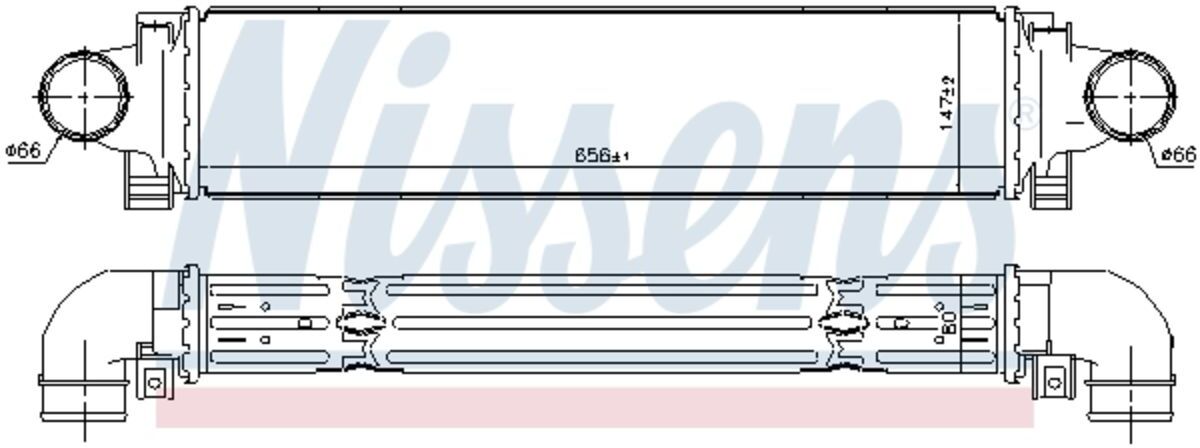 Nissens Intercooler 96346