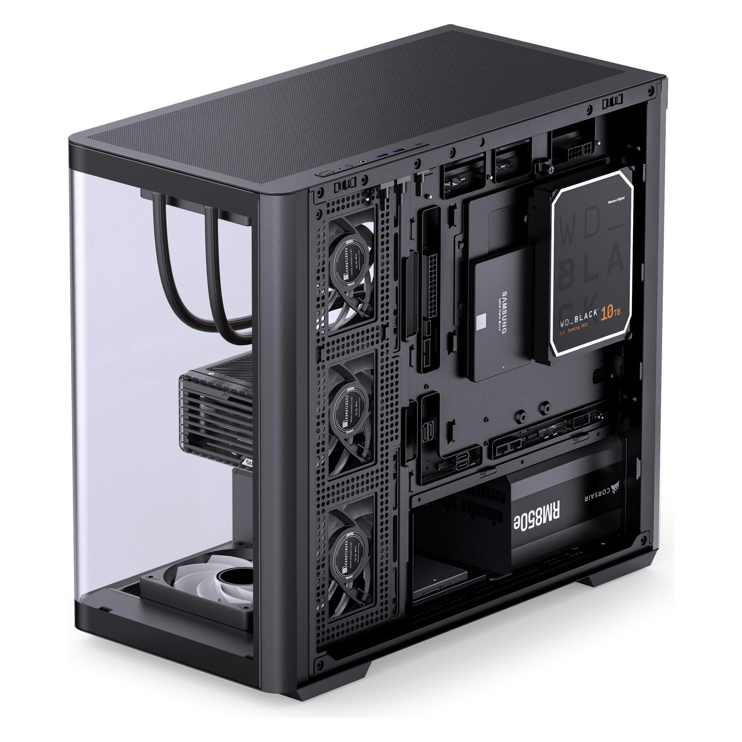 Jonsbo D300 (mATX, Mini-ITX) (D300 BLACK)