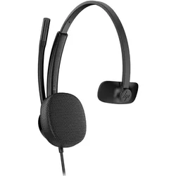 HP Poly Mission 4xx (Kabelgebunden, USB-A, USB-C, Microsoft Teams, Zoom), Office Headset, Schwarz