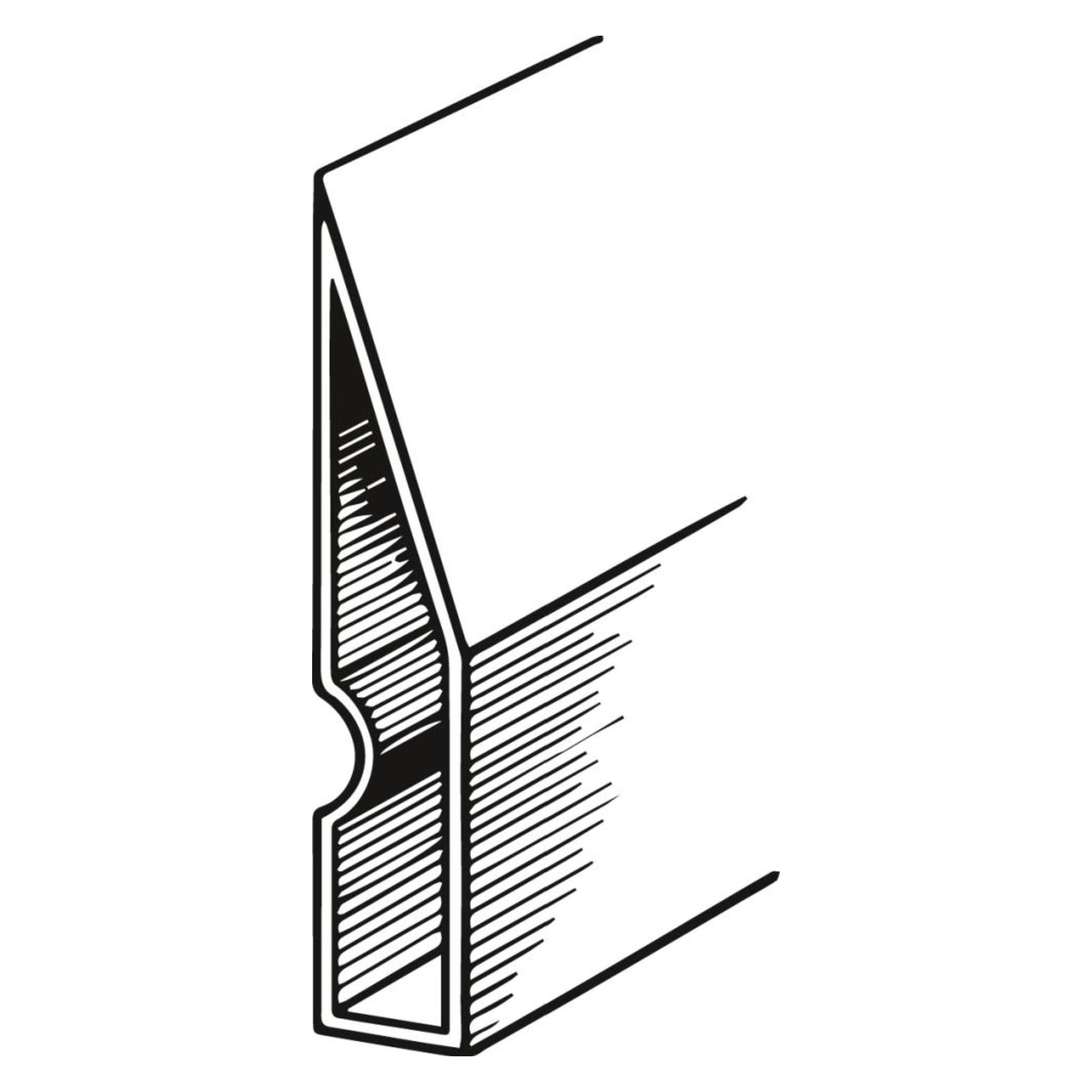 Magni Alu Trapezkartätsche 97 x 18 mm - 1,2 m FORTIS Bau (4063726007407)
