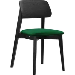 WOHNZIMMER STUHL KT63, Holzfarbe: Schwarz
