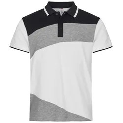 CLIQUE Conrad Poloshirt 00 - weiß/graumeliert L