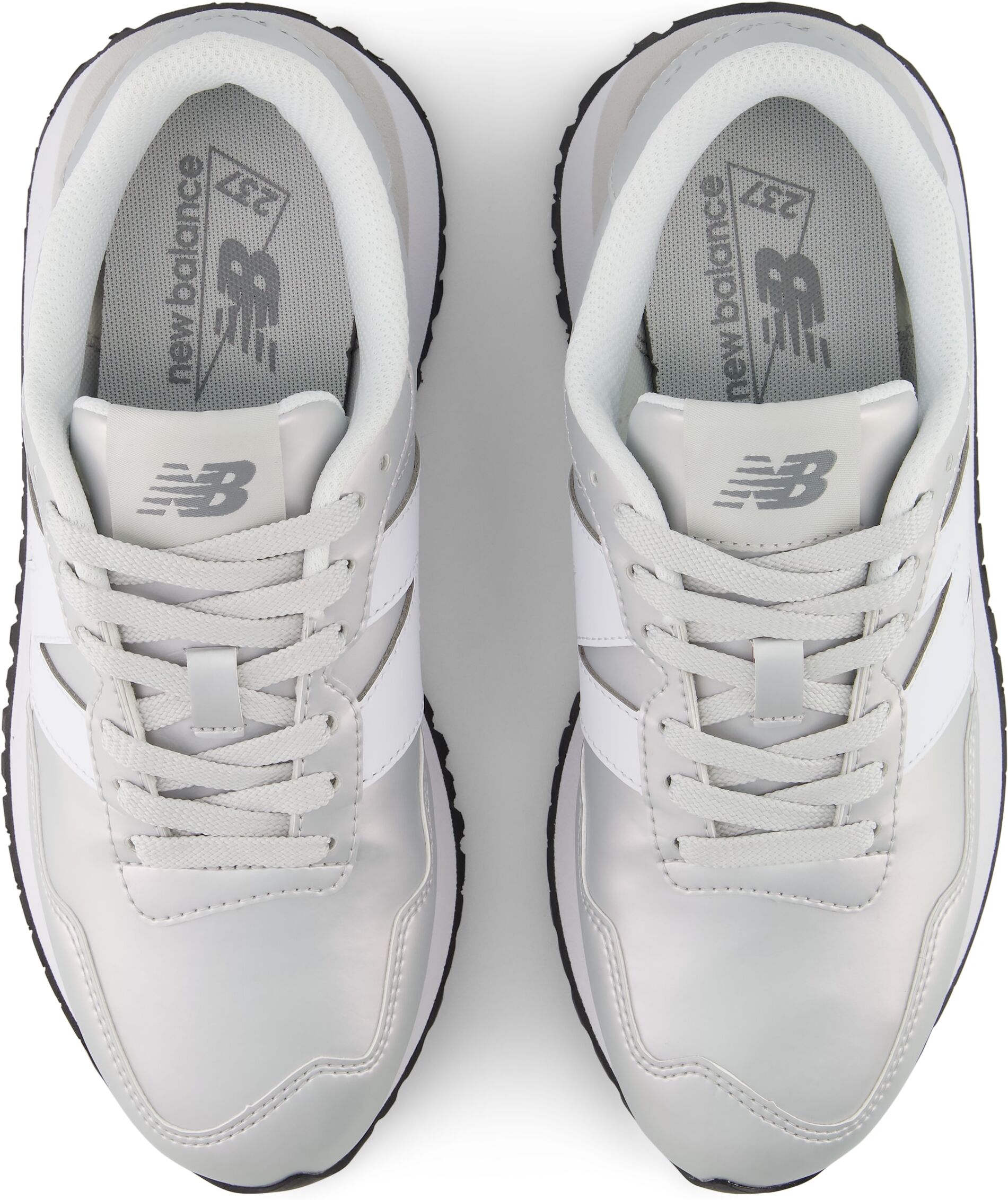 Sneaker NEW BALANCE "237", Damen, Gr. 37,5, silber metallic, nb 103 weiß, Synthetik, Schuhe Sneaker silber metallic, nb 103 weiß 37,5