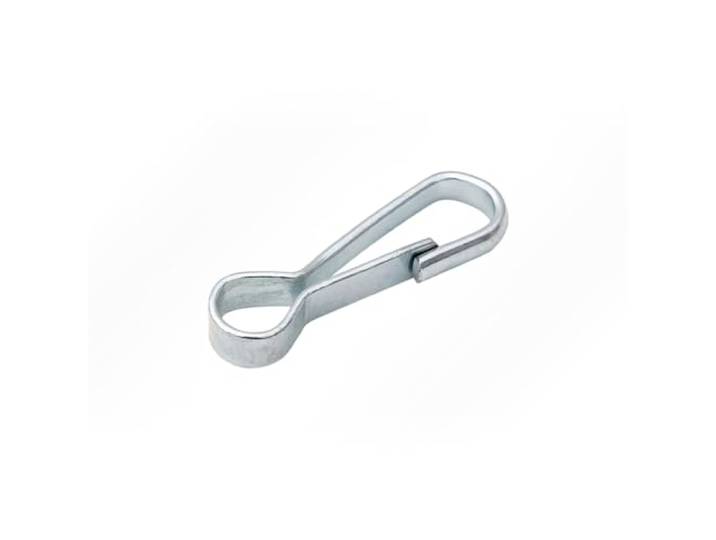 LYSEL® Simplexhaken Simplex Haken Planenbefestigung Planenhaken 60mm DIN 5287 Stahl vernickelt VE 1000 Stück
