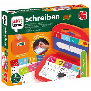 Jumbo Lernspiel 19890, Ich lerne Schreiben, ab 4 Jahre, 1 Spieler, Buchstaben & Wörter lernen