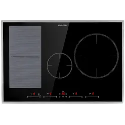 Klarstein Delicatessa 77 Hybrid Prime Einbaukochfeld Induktion 4 Zonen 7000W Schwarz