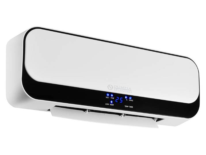 Olimpia Splendid 99261 Caldo Up T WiFi - Radiateur mural céramique programmable avec Wi-Fi