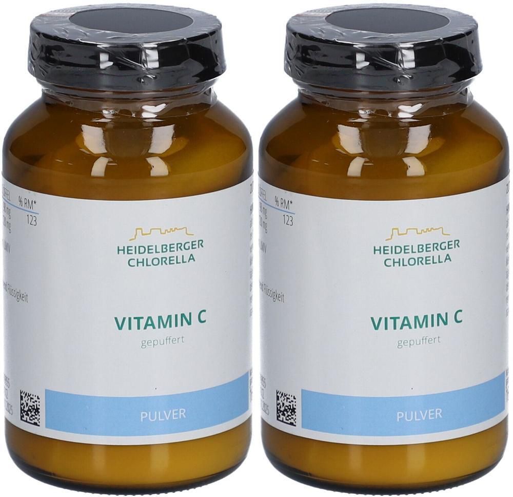 Heidelberger Chlorella Vitamin C Gepuffert Pulver 2x 2x160 g