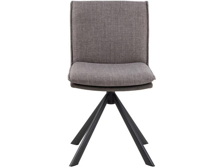 AC Design Furniture Stuhl AC Design Hellgrau Textil - Stuhl