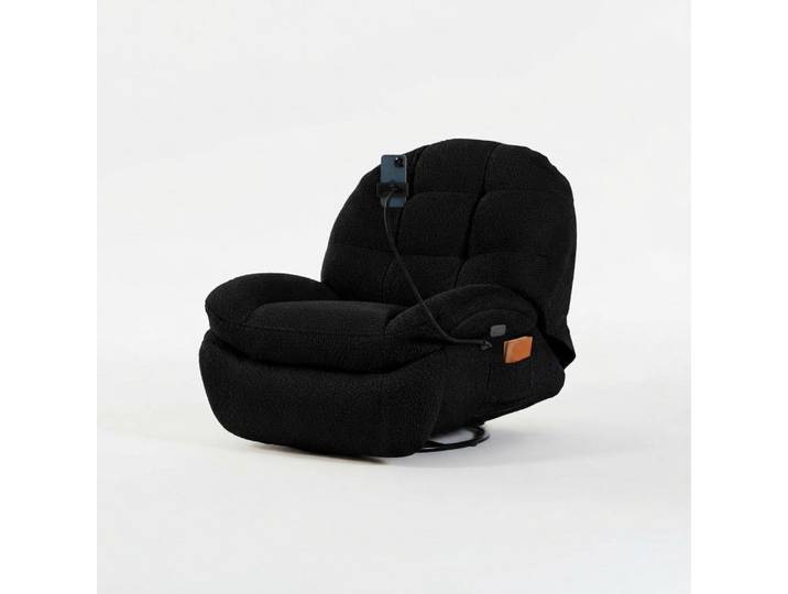 Xlmoebel Relaxsessel Verstellbarer Luxus Sessel Drehbar Liege Textil für Kino und Loun (1-St., Relaxsessel), Made in Europa