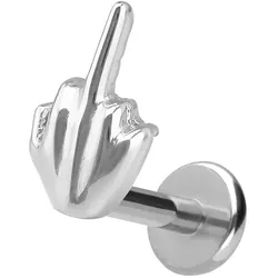 Titan Labret mit Push Fit MITTELFINGER
