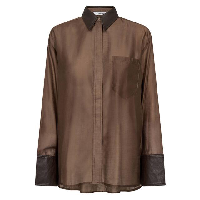 Co'Couture Blouse lange mouw 500222 kawa