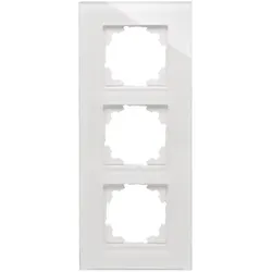 Kopp 405502011 ATHENIS-3-fach Glas-Abdeckrahmen senkrechte und waage