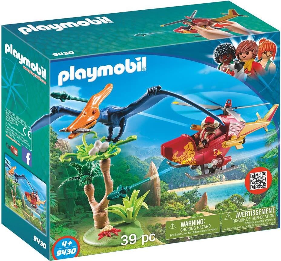 Playmobil 9430 Helikopter met vliegende dinosaurus