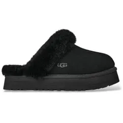 UGG für Damen. 1122550 Schwarze Disquette-Sneaker aus Leder (36), 1 bis 3 cm, Wildleder, Keine, Lässig
