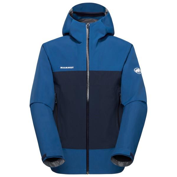 Mammut - Crag Hardshell Hooded Jacket - Regenjacke Gr S blau