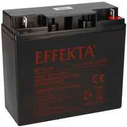Effekta BT 12-18 AGM Bleiakku 12V 18Ah – wartungsfreier VRLA-Akku
