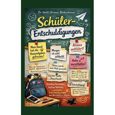 Schüler-Entschuldigungen, Taschenbuch von Wolf-Rainer Birkenhauer, BoD – Books on Demand, 978-3-695-72835-0
