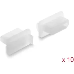 DeLOCK Staubschutz für HDMI-A Buchse 10 Stück Silikon transparent