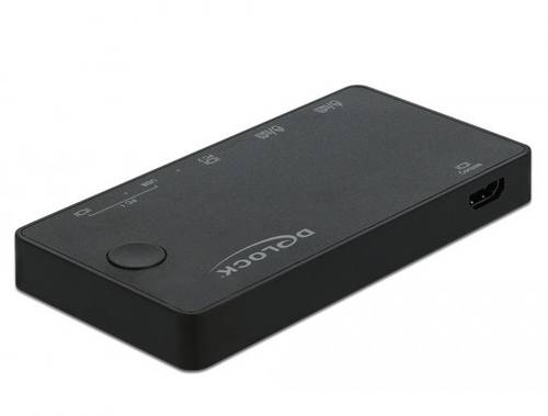 Delock 11477 1+5 Port KVM-Umschalter HDMI Tastatur 3840 x 2160 Pixel