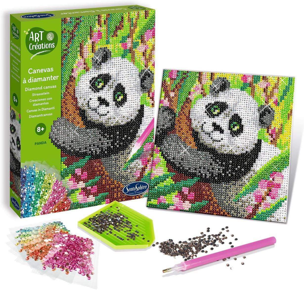 Sentosphere Strasssteinbild Panda voor volwassenen