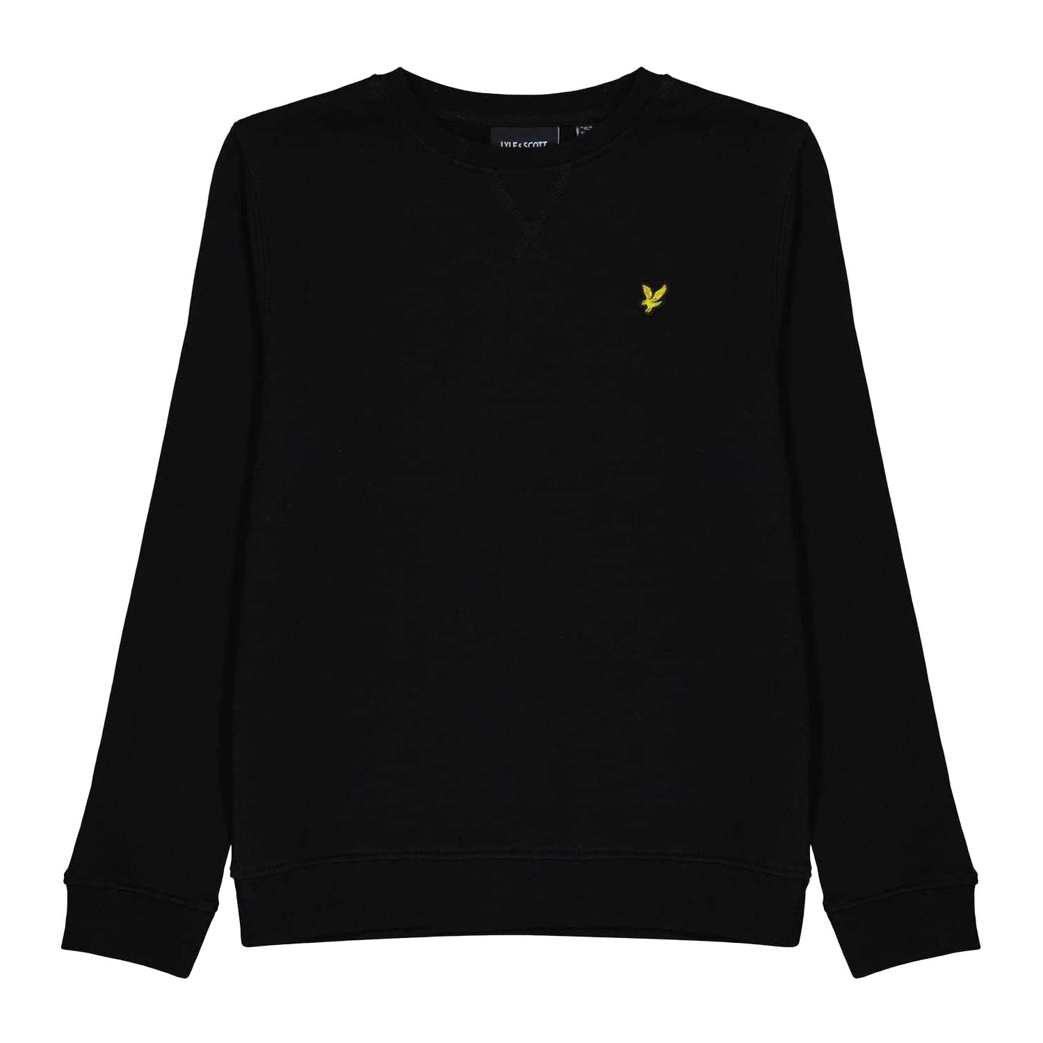 Lyle & Scott - Sweatshirt für Kinder, Rundhalsausschnitt (Samtschwarz)