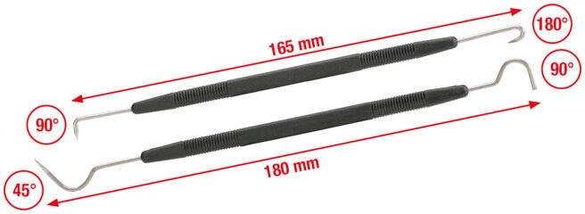 Jeu de crochets, 2 pcs. ; KS Tools (550.1040)