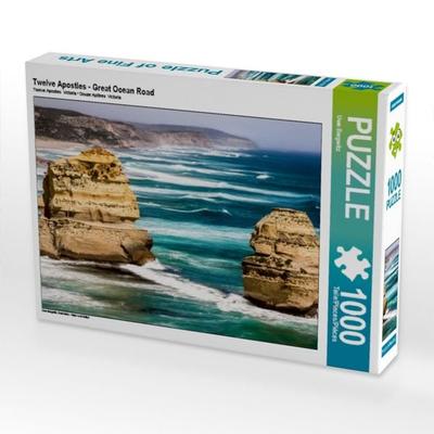 CALVENDO Puzzle Twelve Apostles - Great Ocean Road | 1000 Teile Lege-Größe 64x48cm Foto-Puzzle für glückliche Stunden