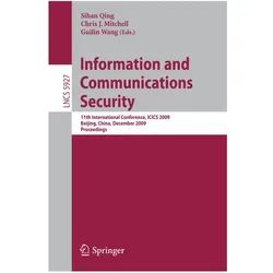 Information and Communications Security, Fachbücher von Feng Bao, Ping Chen